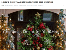Tablet Screenshot of boxwoodchristmastrees.com